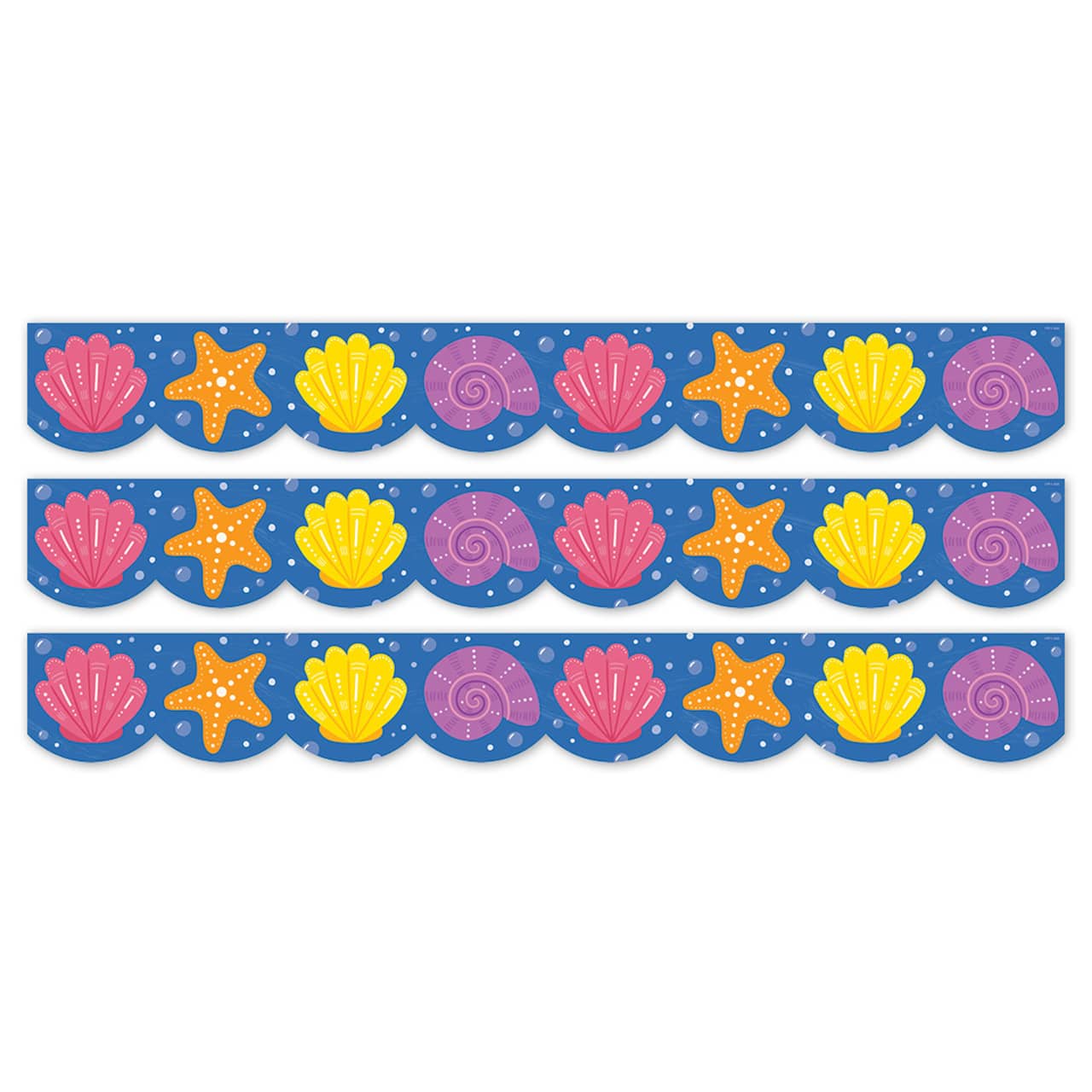 Creative Teaching Press® Sea Friends Seashells EZ Border, 48ft. Per Pack, 3 packs